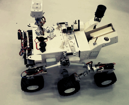 vehiculo robot exploracion marte arduino