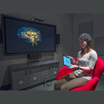 Imagen en 3D de las relaciones y conexiones del cerebro